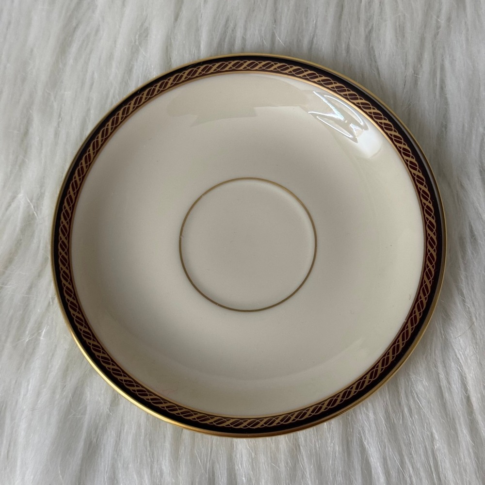 Lenox Monroe Presidential Collection Saucer Gold Trim Made in USA‎